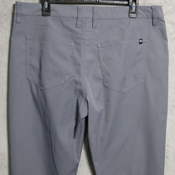Travis Mathew Level Up Pants Mens 36 Gray Golf Performance 5-Pocket Lightweight - Picture 6 of 14